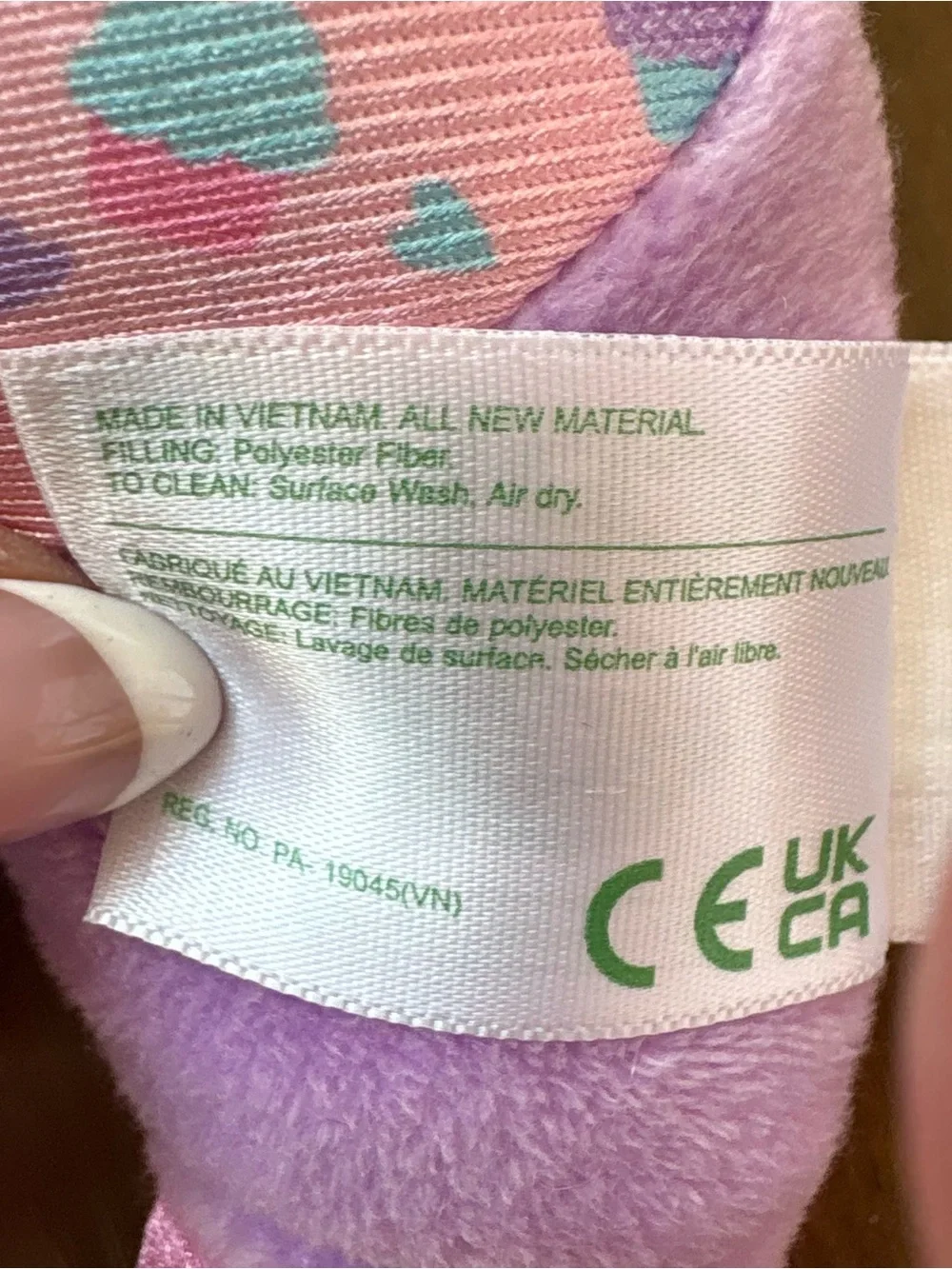 Cabbage Patch Kids Lilac Pink Plush unicorn - Soft Baby Toy.  INV25/572
